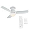 Wac Orb 3-Blade Smart Flush Mount Ceiling Fan F-004